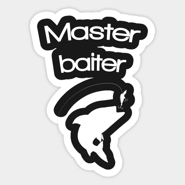 Master Baiter Sticker by programmertees